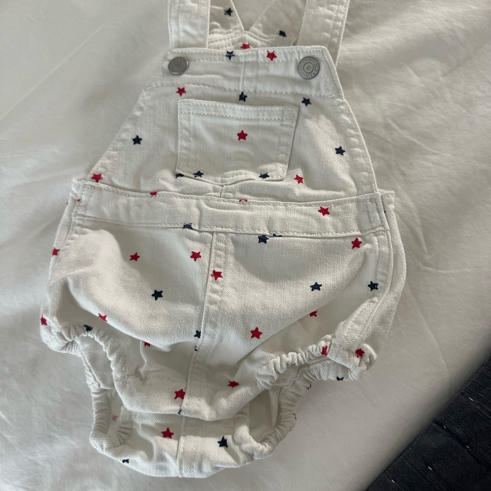 Star-Patterned Gap Kids Overalls